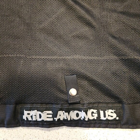 Icon Motorcycle Merc Jacket Womens XL Black Armored Padded Midweight Sturgis - Picture 14 of 16